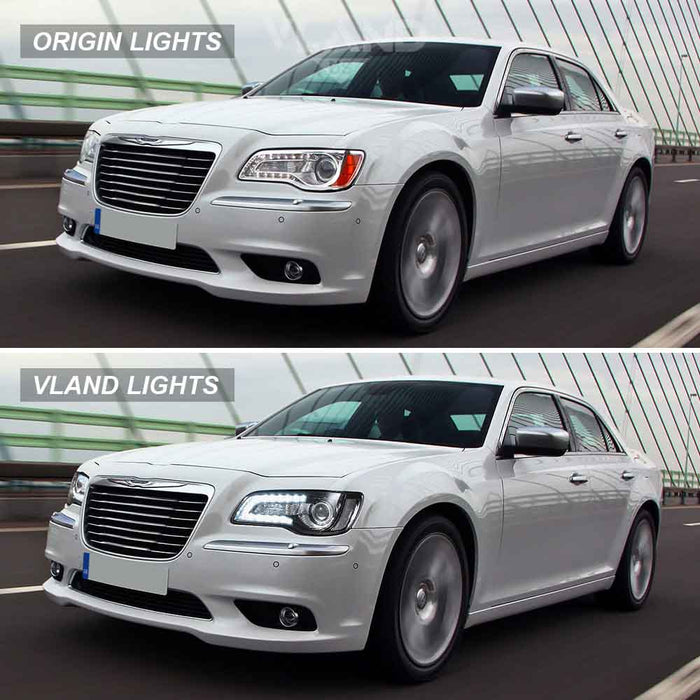 VLAND LED Headlights For 2011–2023 Chrysler 300C