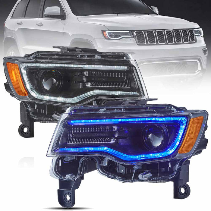 Phares LED VLAND pour Jeep Grand Cherokee (WK2) 2014-2021