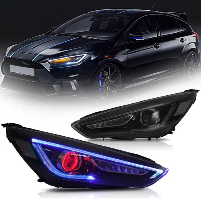 VLAND LED-Scheinwerfer für Ford Focus 2015–2019, 3. Generation, Facelift MK3.5