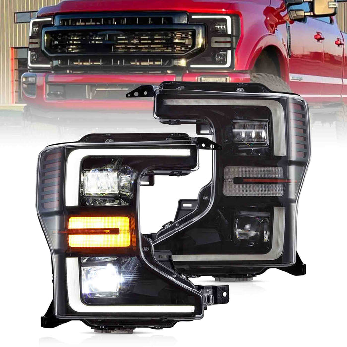 Phares LED VLAND pour Ford F250 F350 F450 F550 2017-2019