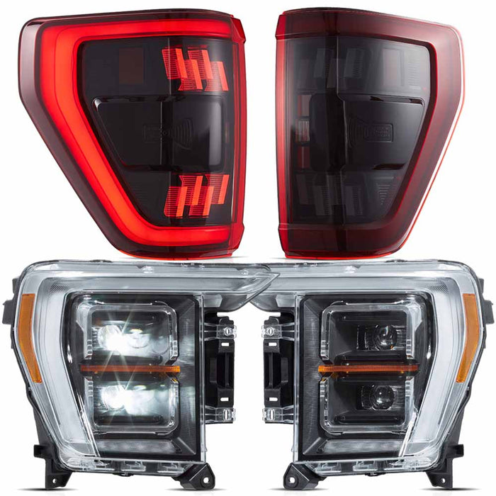 VLAND LED Headlights and Taillights For 2021-2023 Ford F150