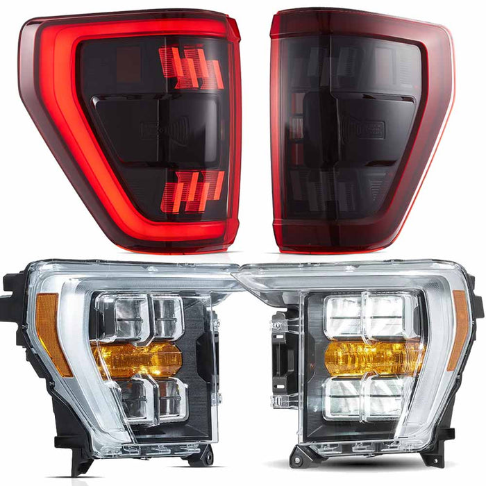 VLAND LED Headlights and Taillights For 2021-2023 Ford F150