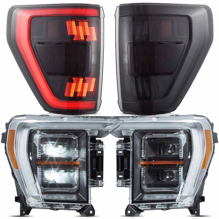 VLAND LED Headlights and Taillights For 2021-2023 Ford F150