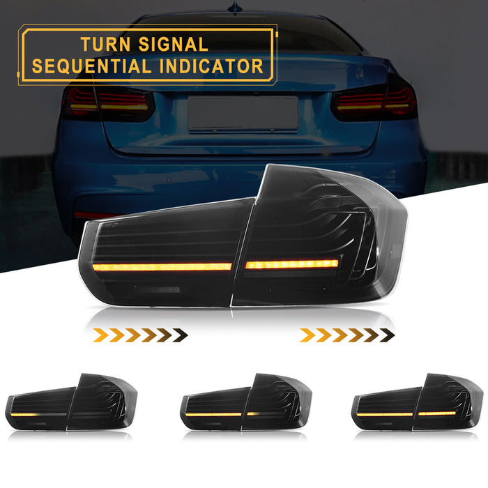 VLAND LED Taillights For 2012-2018 BMW 3 Series F30 M3 F80 Laser DRL