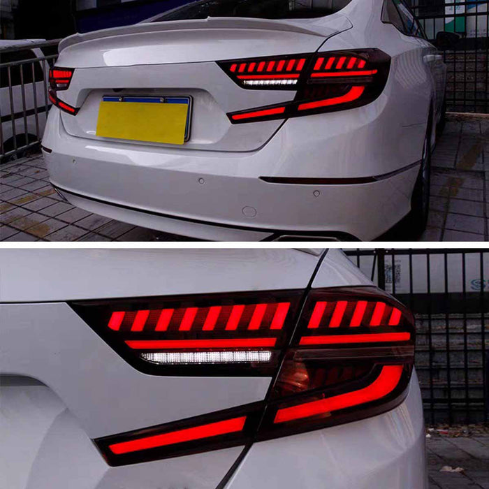 VLAND LED Taillights For 2018-2022 Honda Accord Startup with dynamic animation