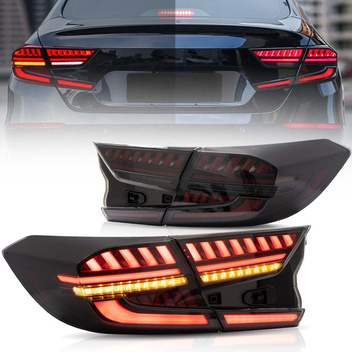 VLAND LED Taillights For 2018-2022 Honda Accord Startup with dynamic animation