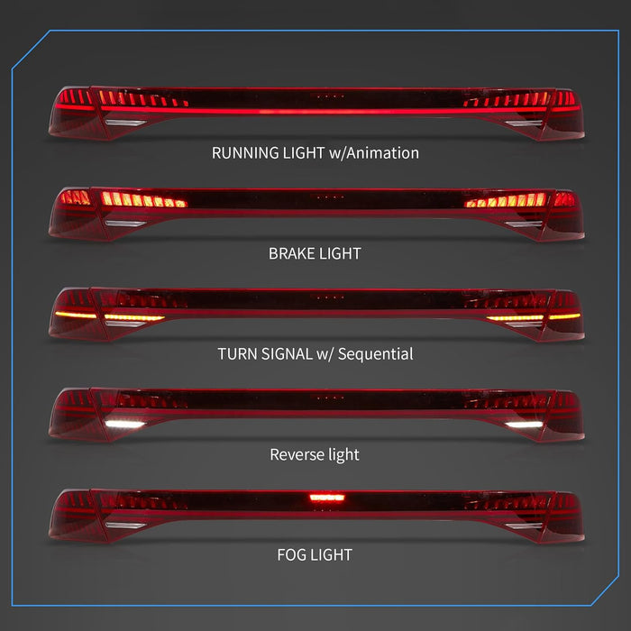 VLAND LED Taillights For 2023 2024 2025 Honda Accord