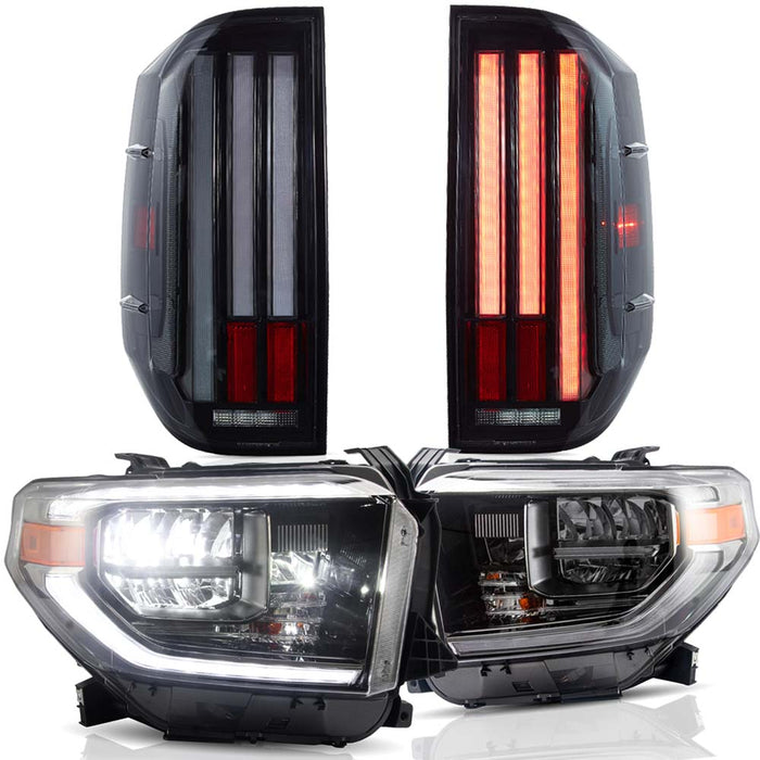 VLAND LED Headlights and Taillights For 2014-2021 Toyota Tundra