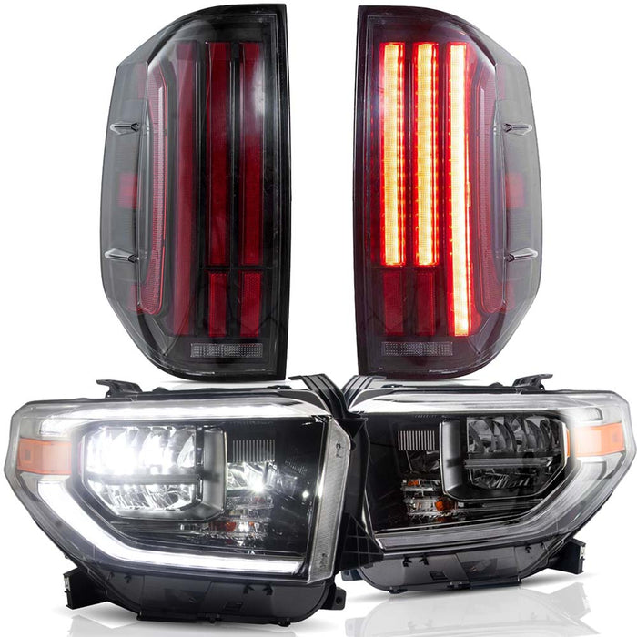 VLAND LED Headlights and Taillights For 2014-2021 Toyota Tundra