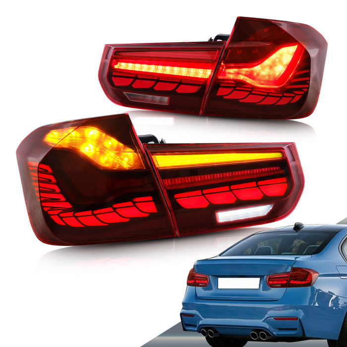 vland oled taillights for bmw 3 series f30 f80 m3 2012-2018 w/Sequential